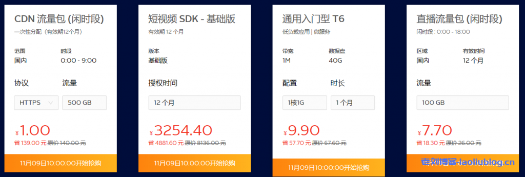 限时秒杀,CDN流量包500GB只需1元