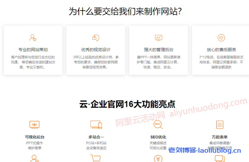 企业用户建站选择阿里云·企业官网还是云服务器更好?-老刘博客