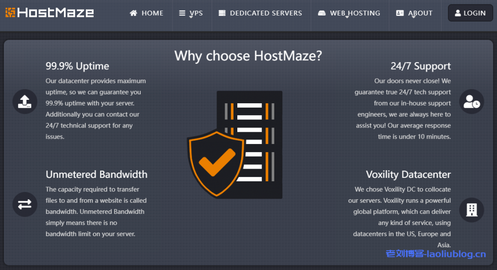 HostMaze罗马尼亚VPS：18欧元/年，免费每日备份/无限流量/1Gbps带宽/免费DDOS防御
