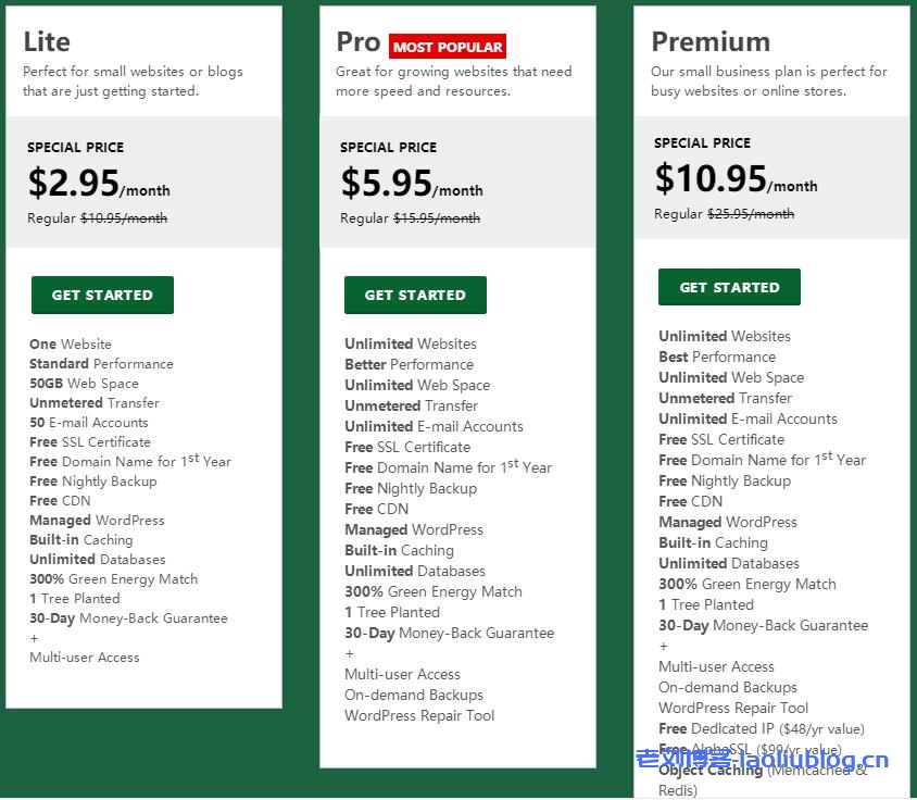 GreenGeeks好不好？GreenGeeks虚拟主机、欧洲主机多少钱一个月，低至2.95美元！