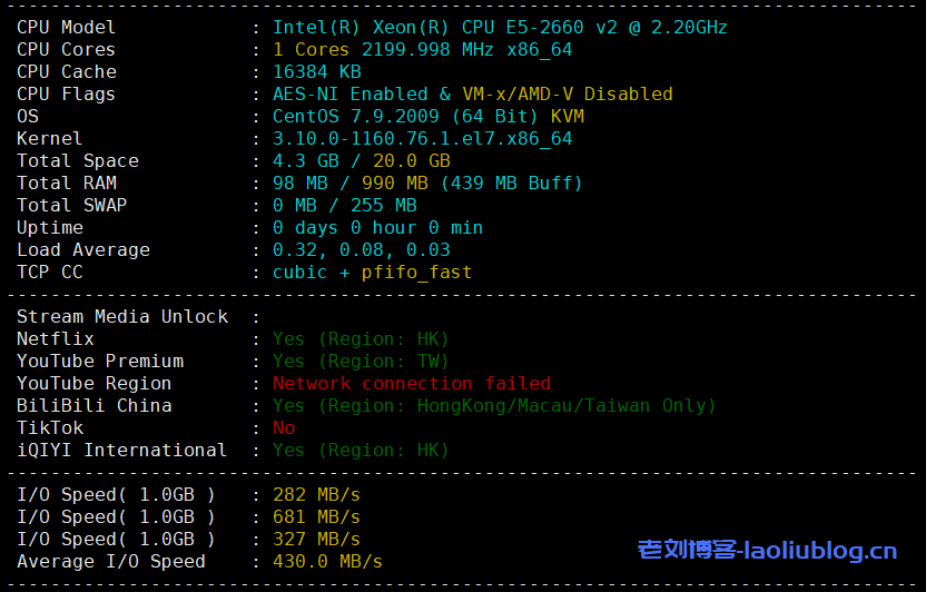 加入老刘博客TG群组免费抽VmShell香港CMI VPS，15日13点开奖，附VPS简单测评信息