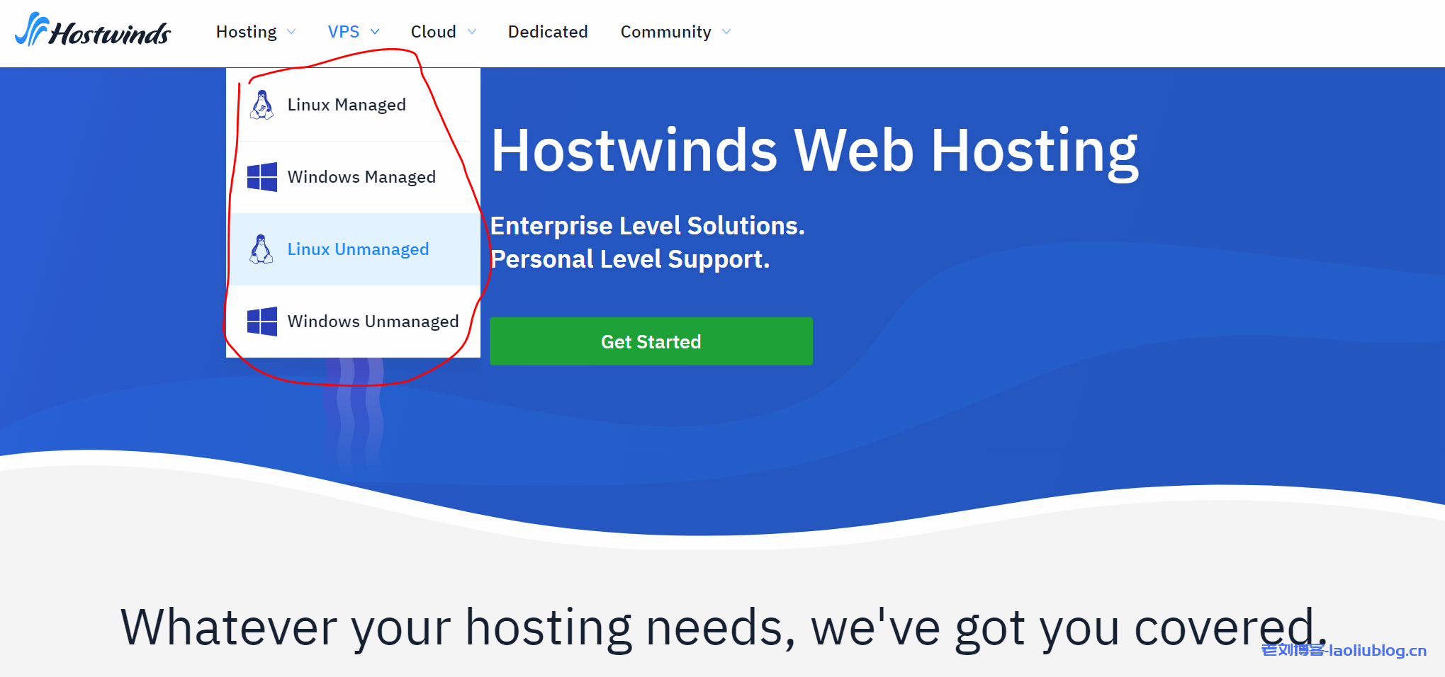 Hostwinds云主机VPS方案大全,1Gbps大带宽1TB流量起,月付低至4.99美元,支持按小时付费,附测试IP及注册购买教程-老刘博客