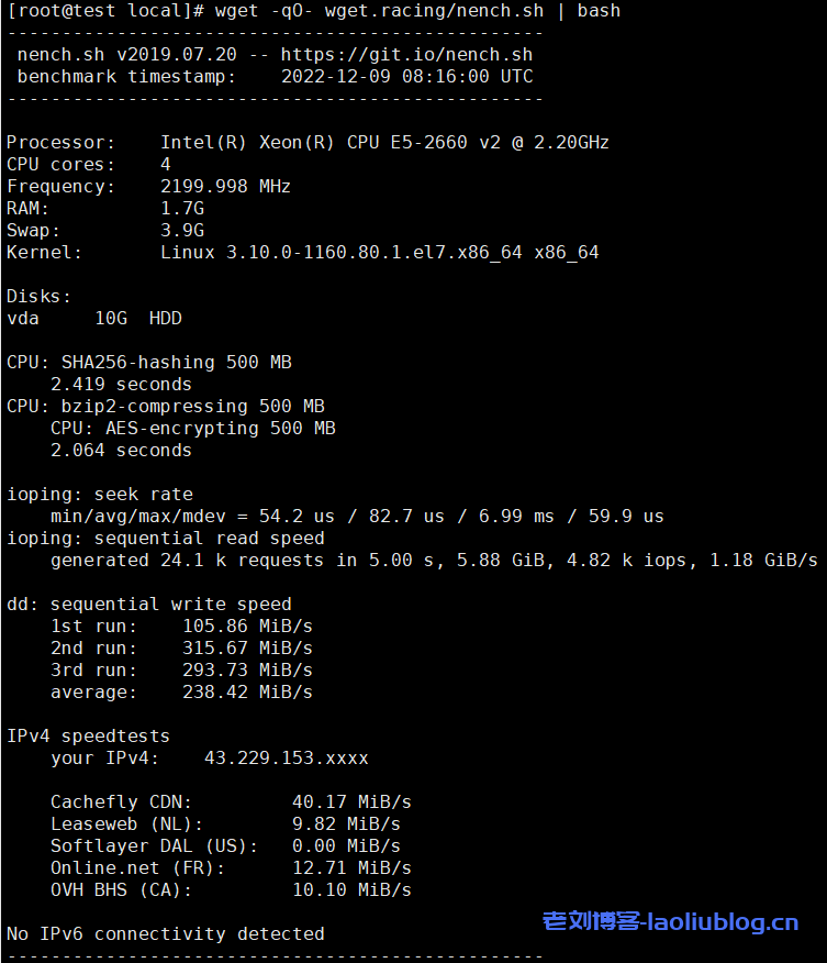 最新Linux VPS主机性能速度测试脚本汇总，Yabs、Bench、SuperBench、ZBench、LemonBench、Nench、UnixBench.sh等