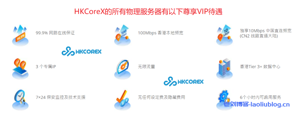 HKCoreX_3月活动香港本土ISP商家免认证CN2线路稳定VPS_原生IP_香港高防vps_站群服务器物理机金牌售后无忧