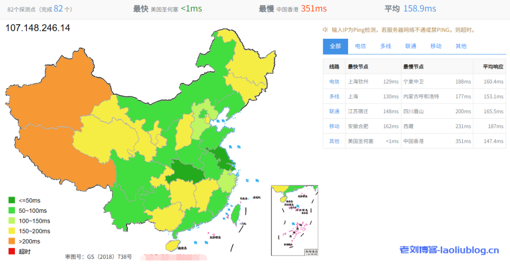 云鼎网络怎么样？简单测评下TripodCloud圣何塞CN2 GIA线路VPS